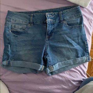 Blue jean shorts!